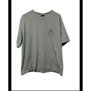 HM Mens Angel Ridge Motorsport Pegasus Graphic T-Shirt XL Sage Green Grey